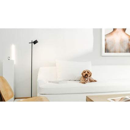 Osram - Candeeiro de pé LED regulável por toque DECOR KYOTO LED/12W/230V CRI 90 preto
