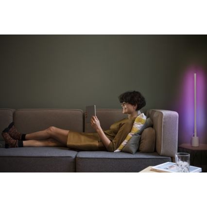 Osram - Candeeiro de pé LED RGBW dimerizável SMART+ FLOOR LED/8W/230V 2700-6500K Wi-Fi branco + controlo remoto