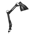 Osram - Candeeiro de secretária com clip DESK LINE 1xE27/11W/230V preto