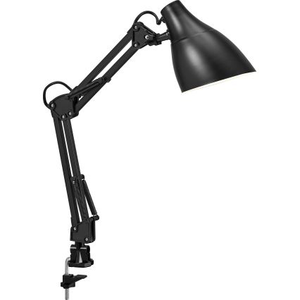 Osram - Candeeiro de secretária com clip DESK LINE 1xE27/11W/230V preto