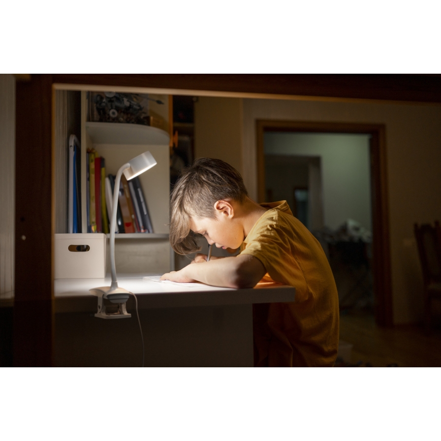 Osram - Luminária de mesa LED dimável com clipe OFFICE LINE LED/4,8W/230V 3000/4000/6500K branca