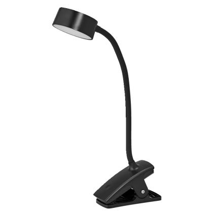 Osram - Candeeiro de secretária dimerizável com clipe OFFICE LINE LED/4,8W/230V 3000/4000/6500K preto
