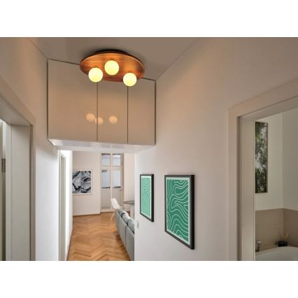 Osram - Candeeiro de tecto ACACIA NEST 3xG9/5W/230V em acácia