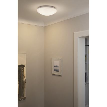 Osram - Candeeiro de tecto CEILING ESSENTIAL 2xE27/25W/230V Ø 35 cm branco