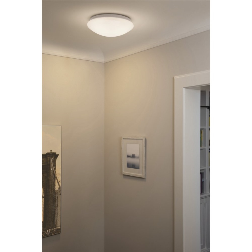 Osram - Candeeiro de tecto CEILING ESSENTIAL 2xE27/25W/230V Ø 35 cm branco