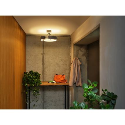 Osram - Candeeiro de tecto LED de sobrepor DECOR CURVE LED/33W/230V Ø 43 cm cinzento