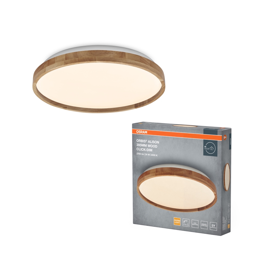 Osram - Luminária de teto LED regulável ORBIS ALISON LED/24W/230V Ø 39,5 cm bege