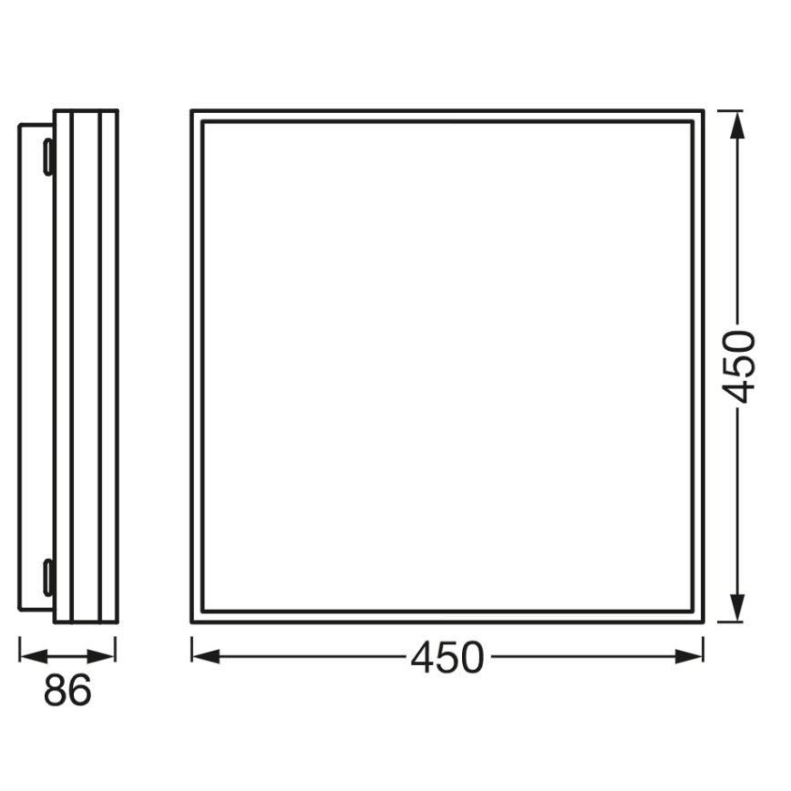 Osram - Candeeiro de tecto LED dimerizável SMART+ MAGNET LED/42W/230V 45x45 cm 3000-6500K Wi-Fi