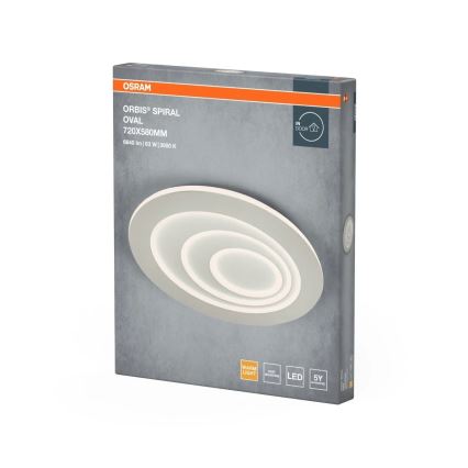 Osram - Candeeiro de tecto LED ORBIS SPIRAL LED/63W/230V branco