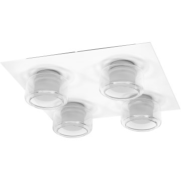 Osram - Candeeiro de tecto LED para casa de banho ORBIS FLAME 4xLED/5,5W/230V 3000/4000K IP44 branco