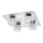 Osram - Candeeiro de tecto LED para casa de banho ORBIS FLAME 4xLED/5,5W/230V 3000/4000K IP44 cromado brilhante