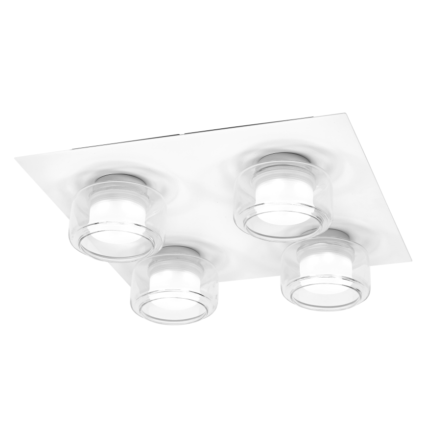 Osram - Candeeiro de tecto LED para casa de banho ORBIS FLAME 4xLED/5,5W/230V 3000/4000K IP44 branco