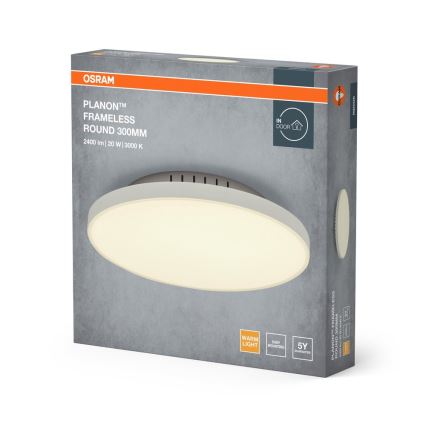 Osram - Candeeiro de tecto LED PLANON 20W/230V 3000K Ø 30 cm branco