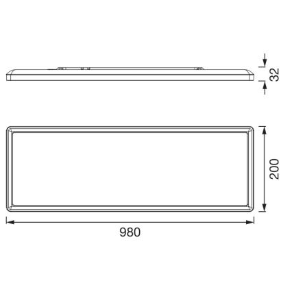 Osram - Luminária de teto LED PLANON EASYFIX LED/30W/230V 2800/4000/6000K IP54 branca