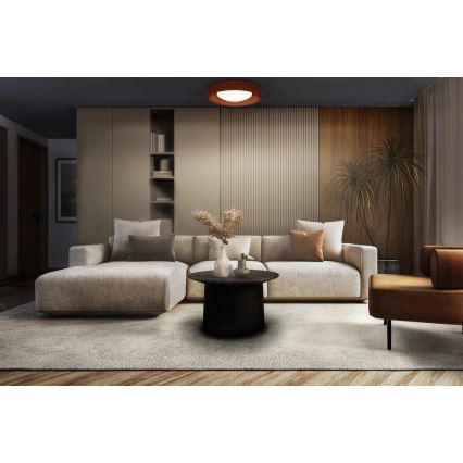 Osram - Luminária de teto LED dimerizável ORBIS CONCRETE LED/18W/230V Ø 40 cm castanho/betão