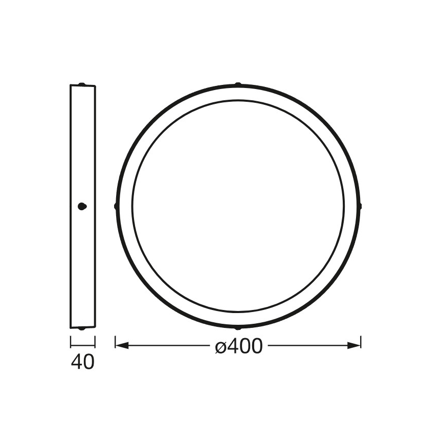 Osram - Luminária de teto LED dimável SMART+ DOWNLIGHT LED/22W/230V Ø 40 cm 3000-6500K Wi-Fi