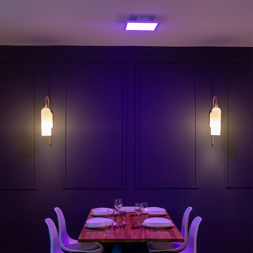 Osram - LED RGBW Candeeiro de tecto dimerizável SMART+ PLANON LED/20W/230V 30x30 cm