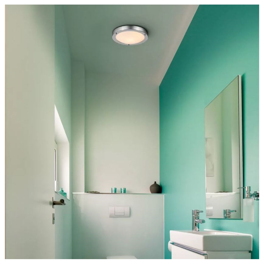 Osram - Candeeiro de teto para casa de banho BATHROOM CLASSIC 1xE27/15W/230V, diâmetro 31 cm, IP44