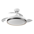 Osram - Candeeiro de teto com ventoinha LED/66W/230V 3000/4000/6500K branco + comando remoto