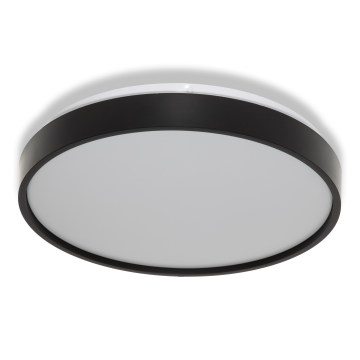 Osram - Candeeiro de teto LED com sensor de crepúsculo CEILING LUXO LED/18W/230V Ø 32 cm preto