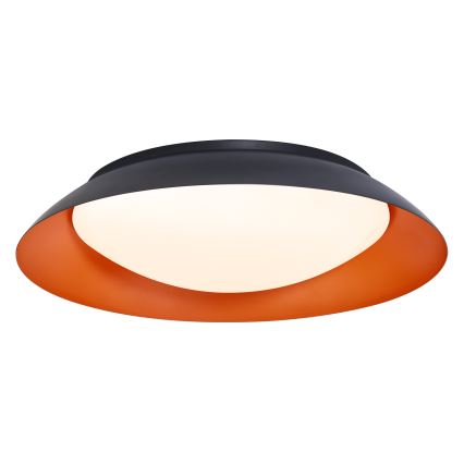 Osram - Luminária de teto LED dimerizável ORBIS PLATE LED/45W/230V Ø 48 cm laranja/preta