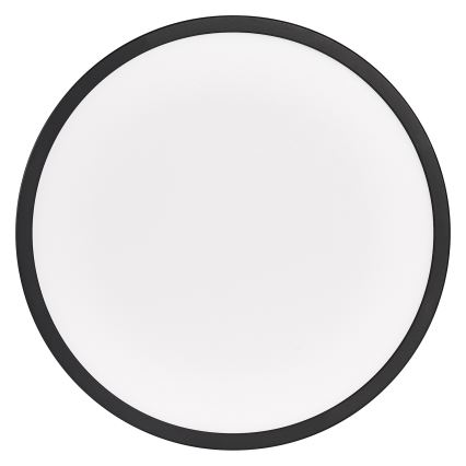 Osram - Luminária de teto LED dimerizável ORBIS ULTRA SLIM LED/22W/230V 3000K Ø 40 cm preta