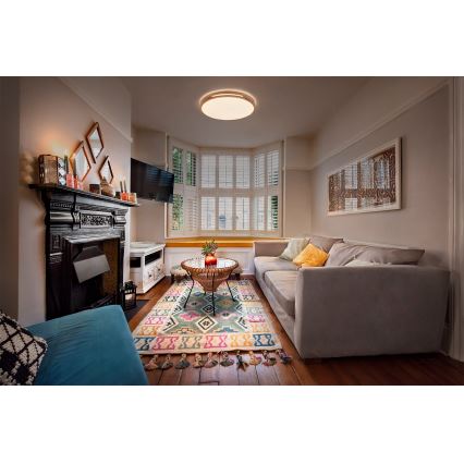 Osram - Candeeiro de teto LED dimerizável ORBIS WOODBURRY LED/36W/230V diâmetro 50 cm