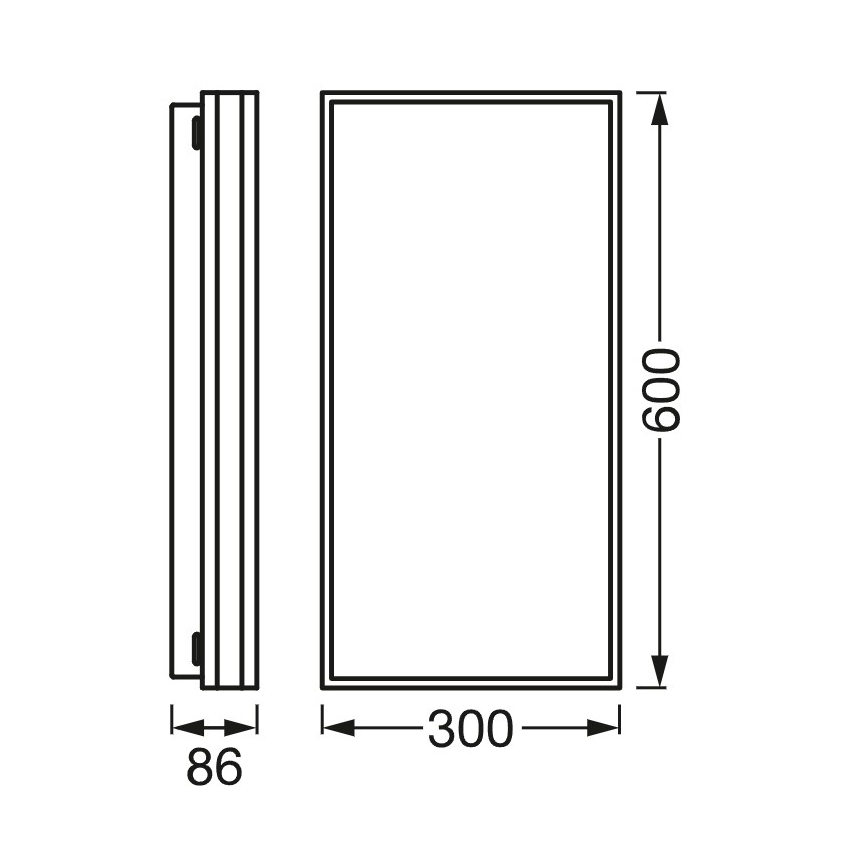 Osram - Candeeiro de tecto LED regulável SMART+ MAGNET LED/42W/230V 30x60 cm 3000-6500K Wi-Fi