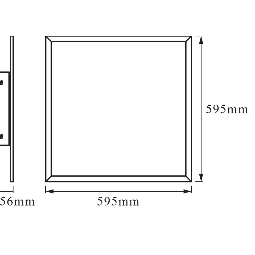 Osram - Luminária de teto LED dimerizável SMART+ PLANON LED/36W/230V 60x60 cm 3000-6500K Wi-Fi
