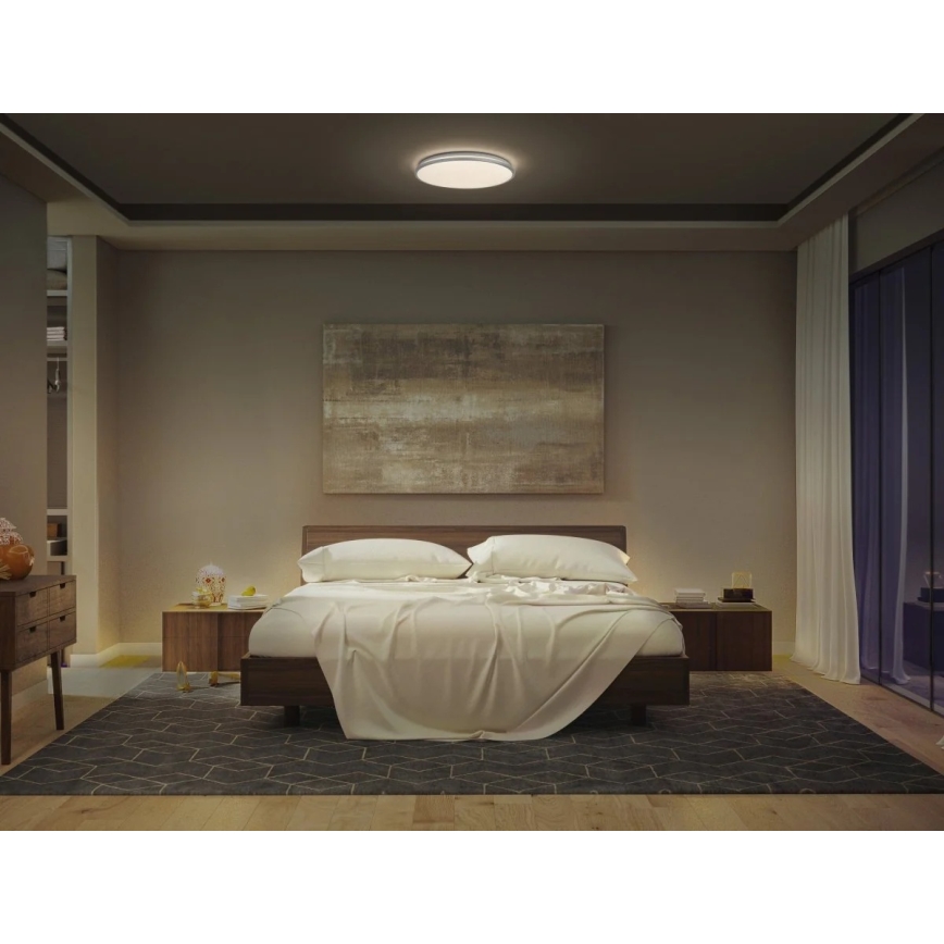Osram - Candeeiro de teto LED ORBIS DUBLIN LED/36W/230V Ø 49 cm prateado
