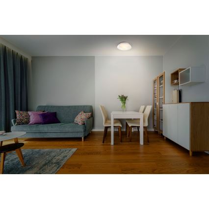 Osram - Candeeiro de teto ORBIS MILAN 2xE27/10W/230V, diâmetro 30,5 cm, castanho