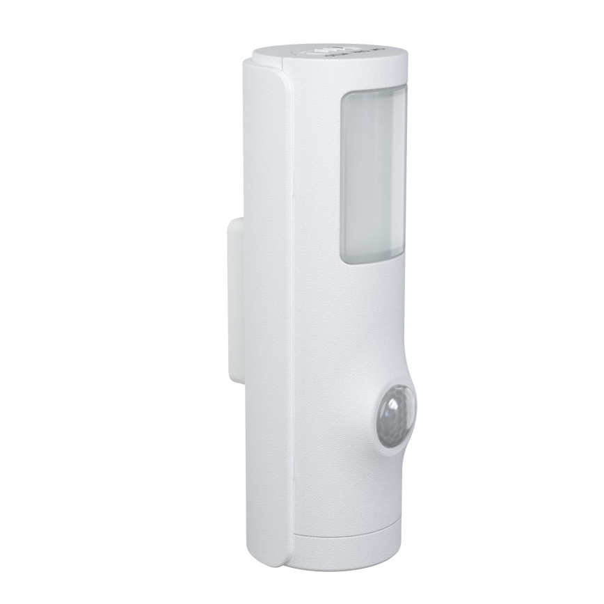 Osram - Luz orientadora LED com sensor de movimento e de crepúsculo NIGHTLUX LED/0,35W/3xAAA IP54 branco