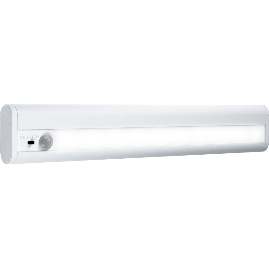 Osram - Luminária LED sob armário com sensor de movimento e sensor crepuscular LINEARLED LED/2,9W/9V 6xAA 4000K 31,4 cm branca