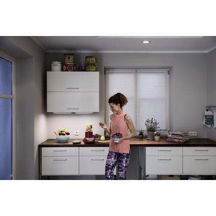 Osram - Luminária LED para instalação sob armário com sensor de movimento e sensor crepuscular LINEARLED LED/1,9W/6V 4xAA 4000K 21,4 cm branca