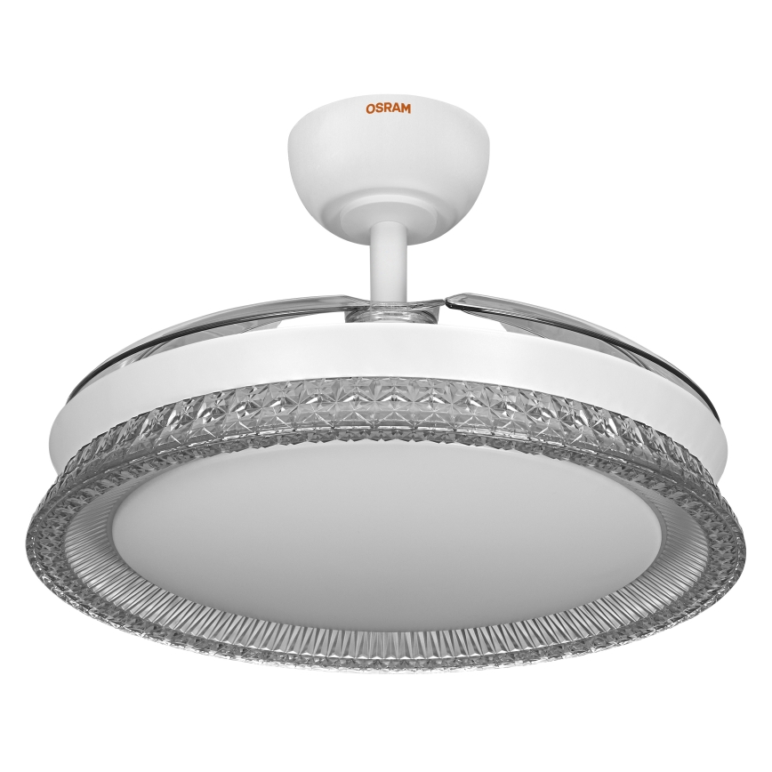 Osram - Candeeiro de teto LED RGB dimerizável com ventilador CIERZO LED/35W/230V 3000-6500K + controlo remoto