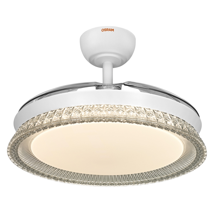 Osram - Candeeiro de teto LED RGB dimerizável com ventilador CIERZO LED/35W/230V 3000-6500K + controlo remoto