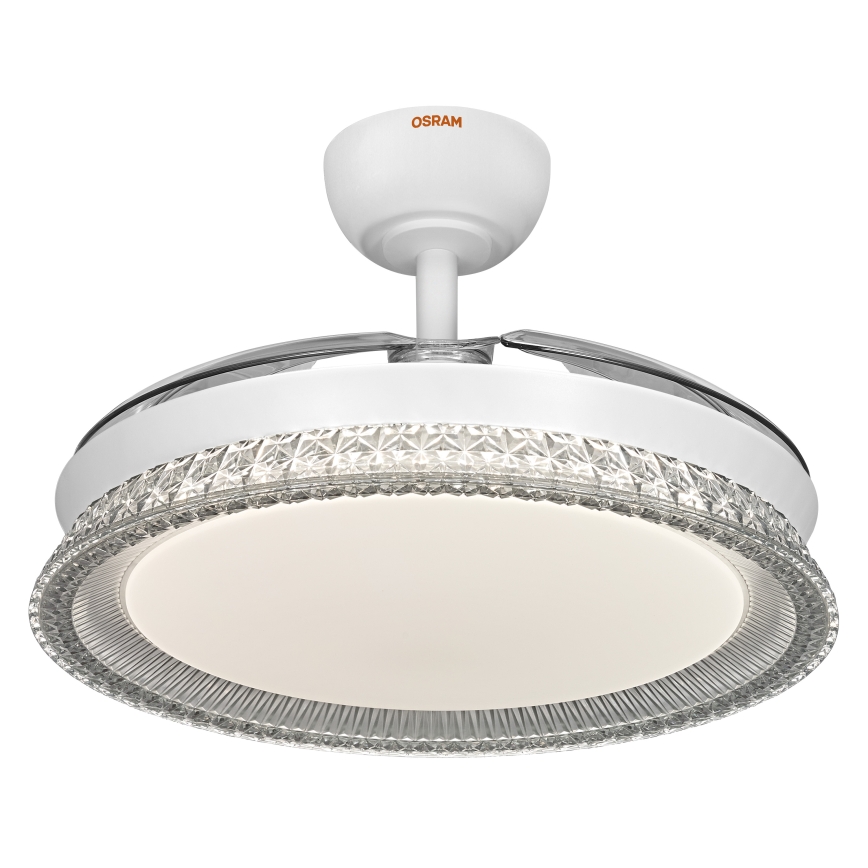 Osram - Candeeiro de teto LED RGB dimerizável com ventilador CIERZO LED/35W/230V 3000-6500K + controlo remoto