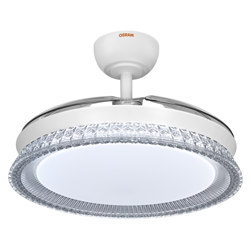 Osram - Candeeiro de teto LED RGB dimerizável com ventilador CIERZO LED/35W/230V 3000-6500K + controlo remoto