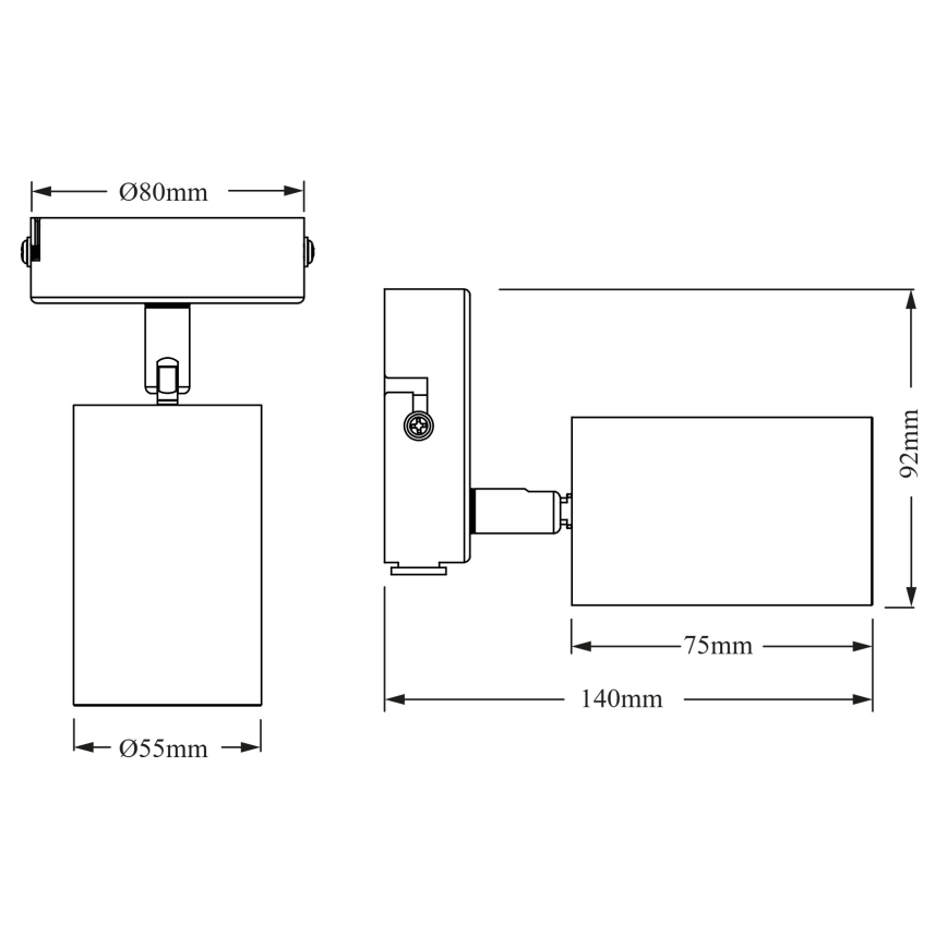 Osram - Candeeiro spot ELEMENTAL 1xGU10/6W/230V