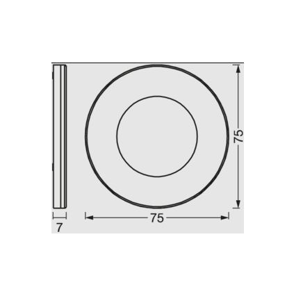 Osram - Conjunto de 3 luminárias LED para montagem sob armário UNDERCABINET LED/8,5W/230V 3000K brancas