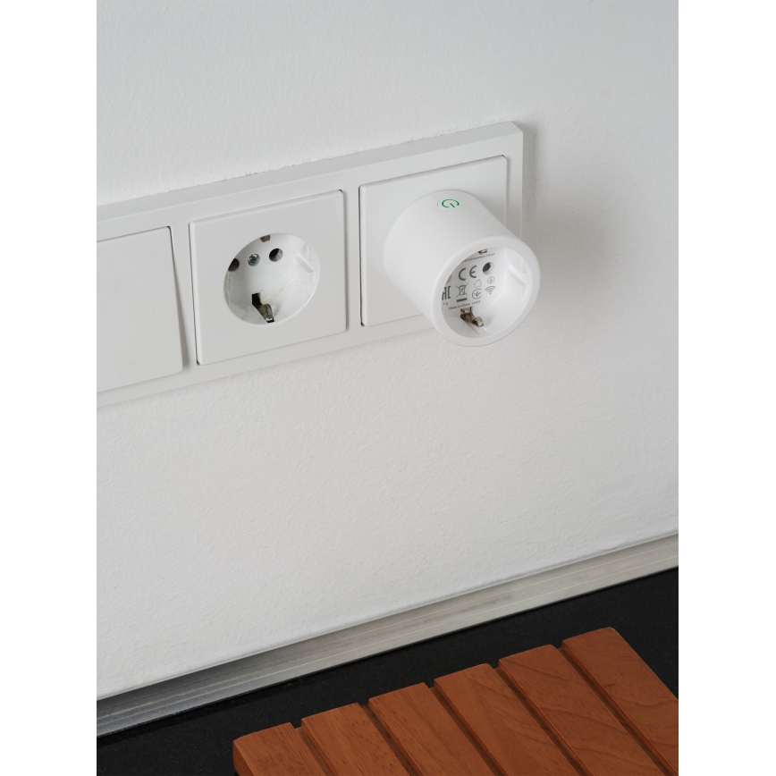 Osram - Conjunto de 2 tomadas inteligentes SMART+ MATTER SCHUKO 2300W/230V/10A Wi-Fi brancas