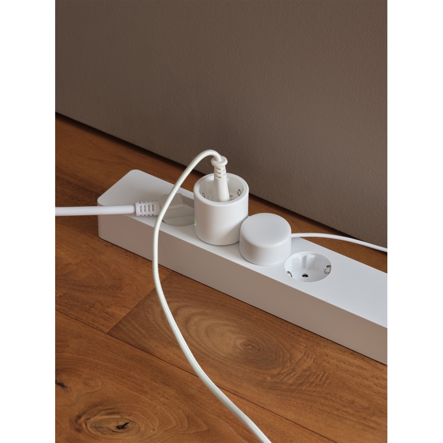Osram - Conjunto de 2 tomadas inteligentes SMART+ MATTER SCHUKO 2300W/230V/10A Wi-Fi brancas