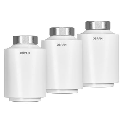 Osram - Conjunto de 3 Cabeças Termostáticas SMART+ 3x AA Wi-Fi