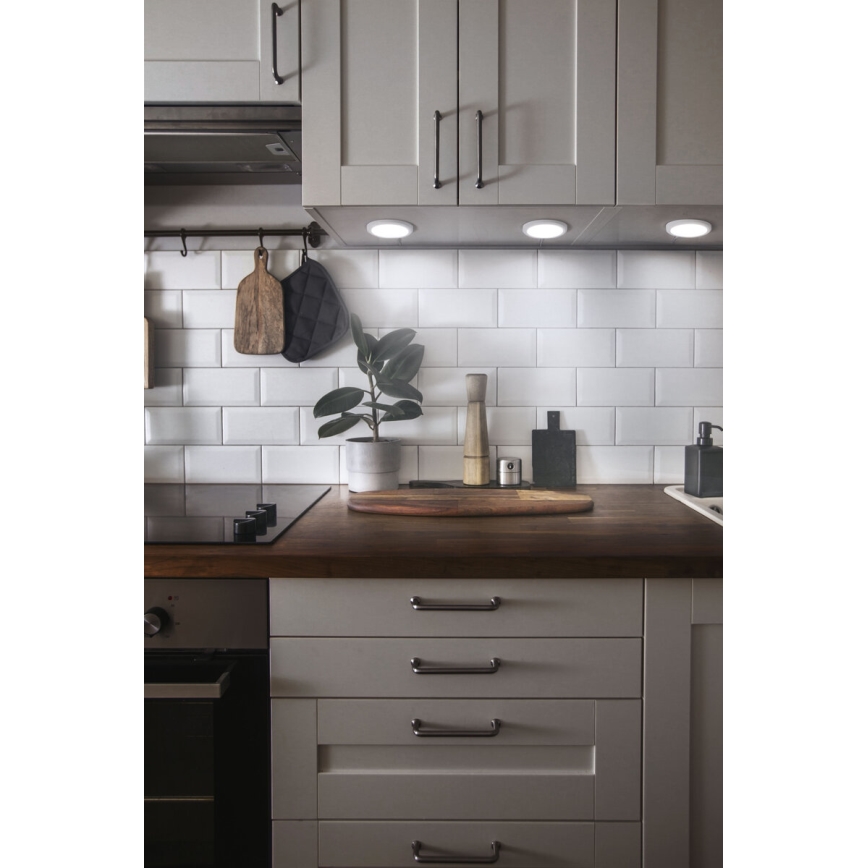 Osram - Conjunto 3x luminária LED dimerizável SMART+ para instalação sob armários LED/6,5W/230V 3000-6500K Wi-Fi