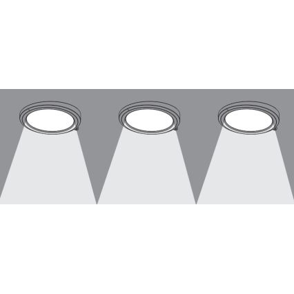 Osram - Conjunto 3x luminária LED dimerizável SMART+ para instalação sob armários LED/6,5W/230V 3000-6500K Wi-Fi