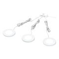 Osram - Conjunto de 3 luminárias LED para montagem sob armário UNDERCABINET LED/8,5W/230V 3000K brancas