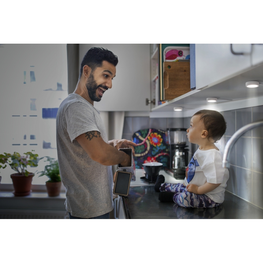 Osram - Conjunto de 3 luminárias LED sob armário UNDERCABINET LED/3W/230V 3000K branca