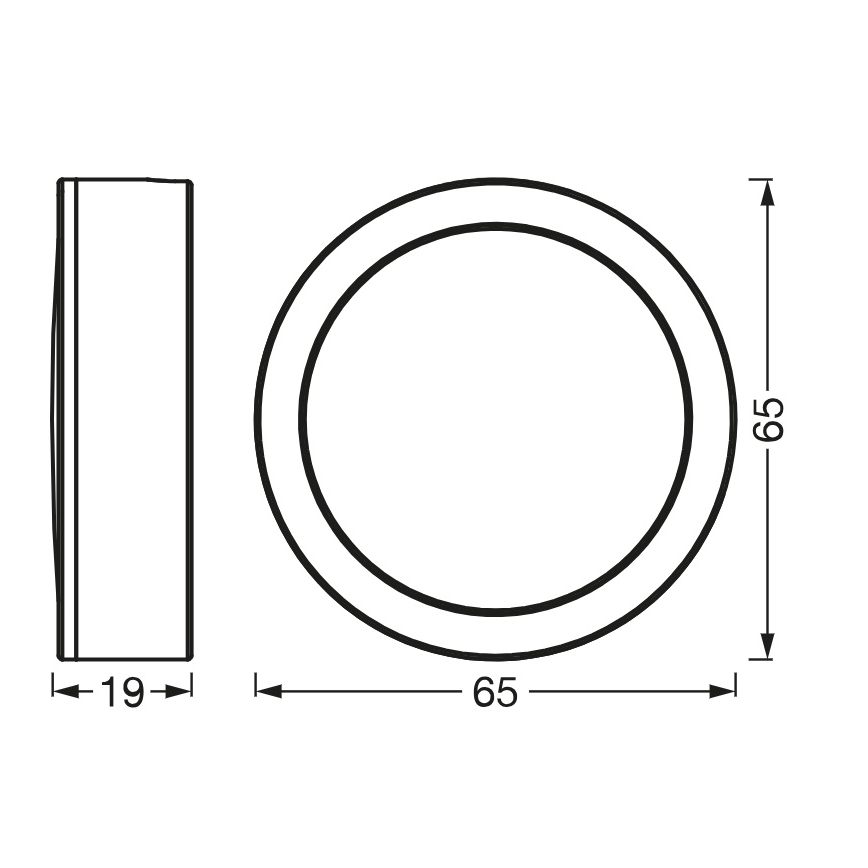 Osram - Conjunto de 3 luminárias LED sob armário UNDERCABINET LED/3W/230V 3000K branca