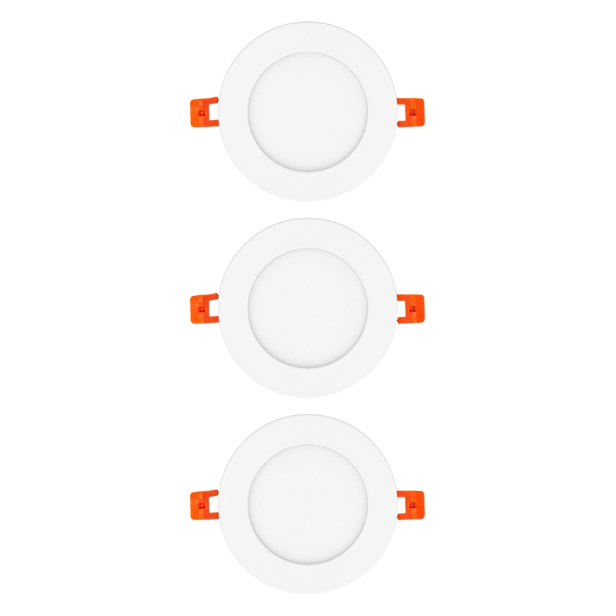 Osram - Conjunto de 3 spots LED de embutir/8W/230V 3000K Ø 12 cm brancos