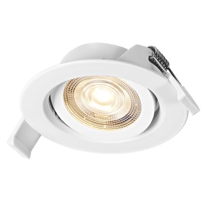 Osram - Conjunto de 3 spots de embutir LED reguláveis SPOT LED/4,9W/230V 2700K Ø 8,7 cm brancos